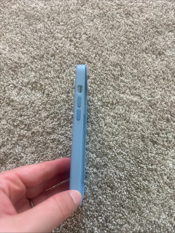 Apple iPhone 15 or 13 Blue Silicone Case with MagSafe - Image 6