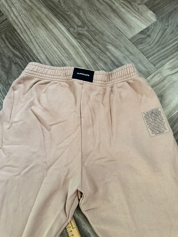 Alphalete Unisex Earth Dye Natural Jogger- Ochre , Size Medium - Image 11