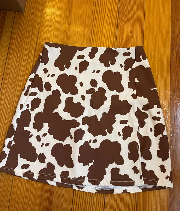 Altar'd State NWT Cowprint Skirt - Image 5