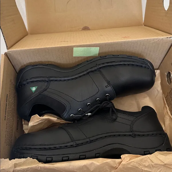 NEW RED WING Women's Black Steel Toe Work Slip‎ Resistant Oxfords size 9 - Image 3