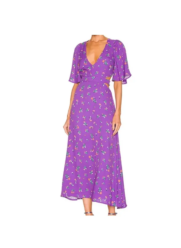 Renzo dress Purple Size M - Image 2