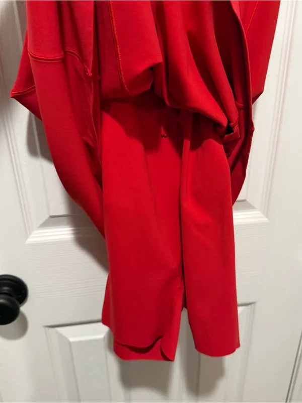 Spanx Red Sleeveless Ponte Dress Shaping Sheath Midi Size Large - Image 5