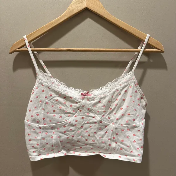 PacSun Floral Crop Tank Top - Image 2