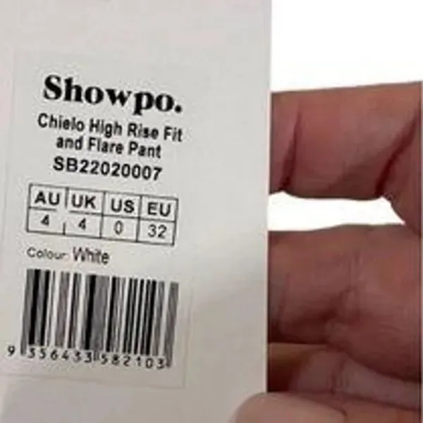 NWT Showpo white pants size‎ 0 White - Image 6