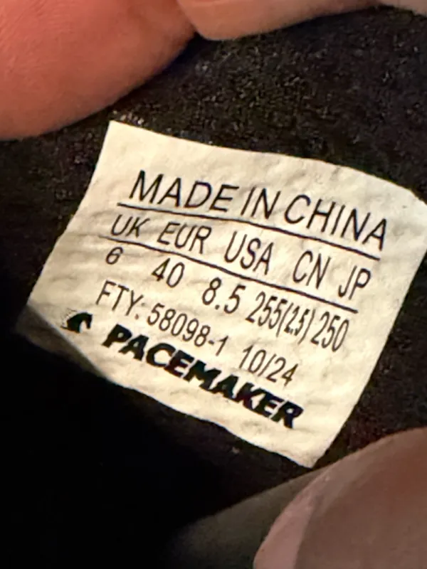 PACEMAKER Carbon Plate Running Shoes Black&White– Ultra-Lightweight 8.5W/7M - Image 7