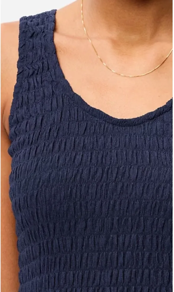 Old Navy Fit & Flare Lightweight Smocked-Bodice Midi Dress - Image 5