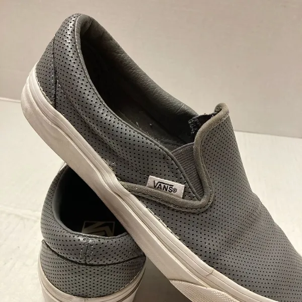VANS, perforated leather off-the-wall shoes‎ - Image 9