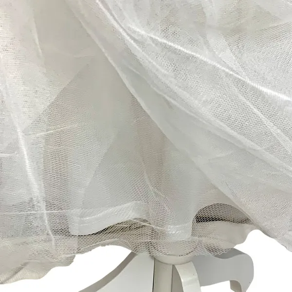 Strapless White Lace Tulle Dress M New Coquette Fairy BalletCore Princess Whimsy - Image 7