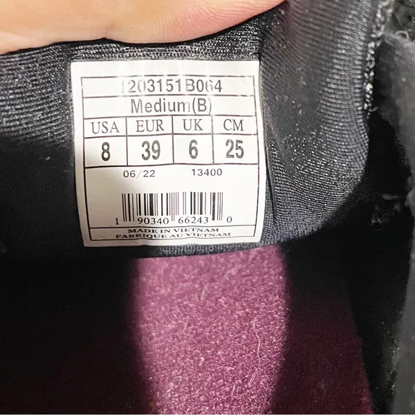 Brooks Ariel 20 Running‎ Shoes Womens Size 8 Black Blue Sneakers 1203151D064 - Image 6