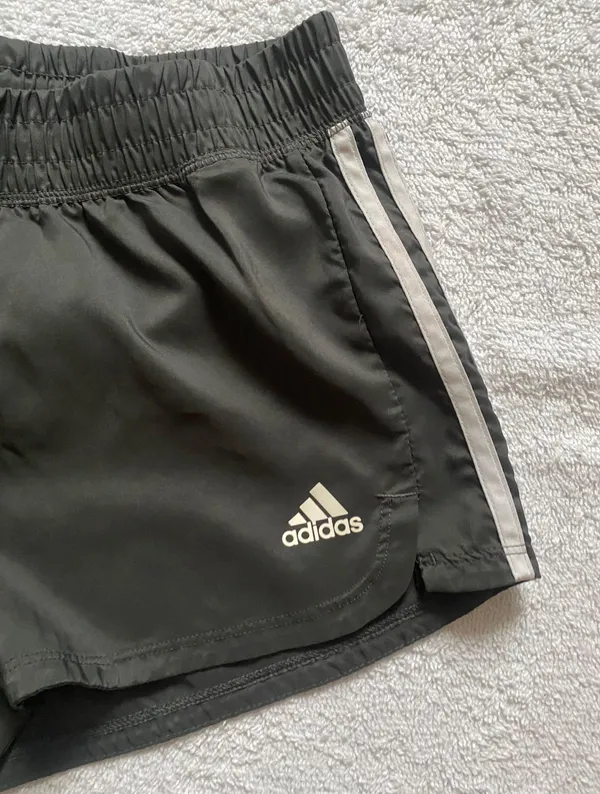 Adidas Women’s Pacer 3-Striped Woven Athletic Shorts - Image 4