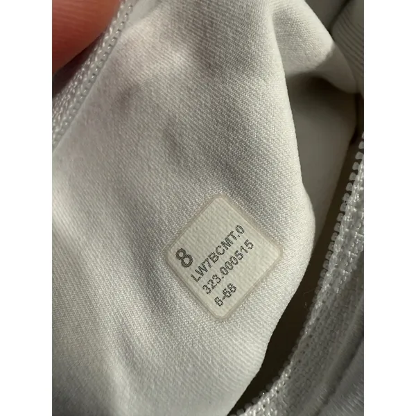 Lululemon Speed Up Low-Rise Lined Short 3 White LW7BCMT Size 8 - Image 5