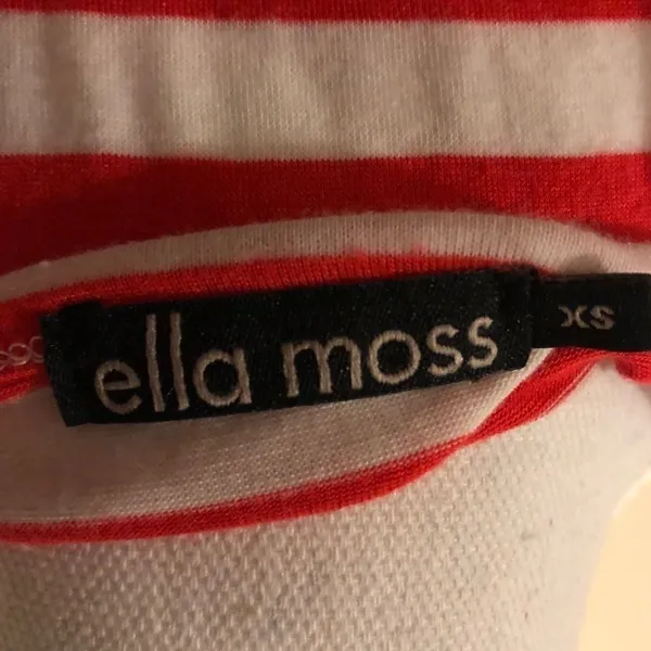Ella Moss Red & White Striped Tank Top - Image 6