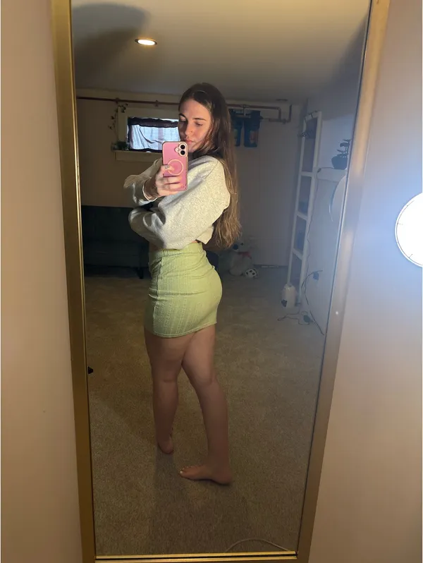 SHEIN skirt green - Image 4