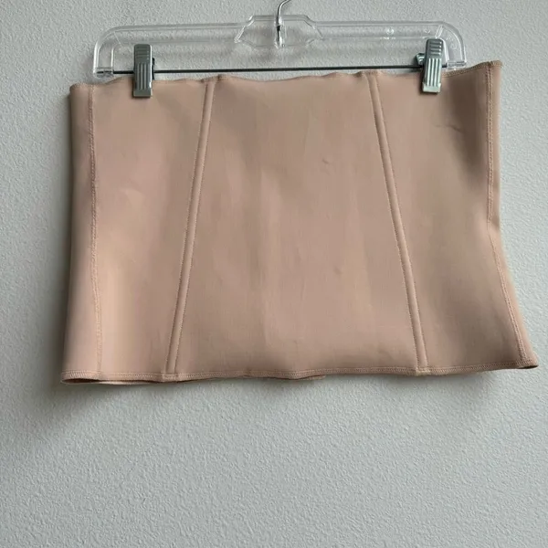 Skims Size 4X Shapewear Corset Waist Trainer Slimming Support Clay Nude Tan - Image 4