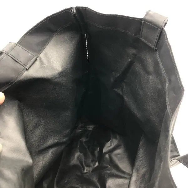 Vintage Vogue Plastic Black Tote Bag - Image 6
