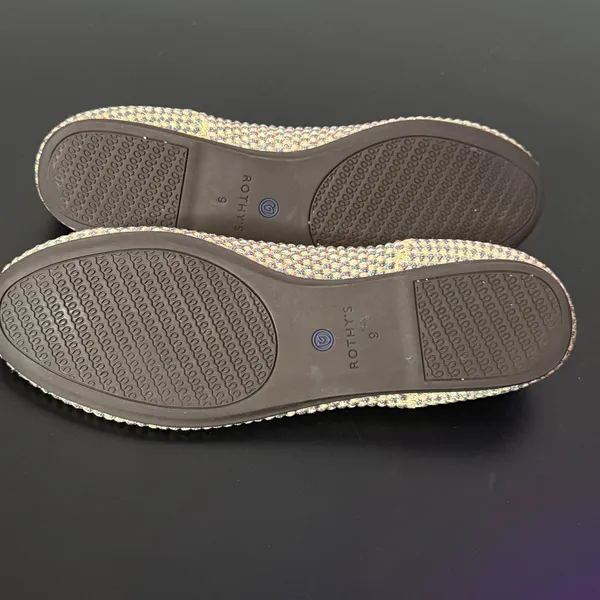 Rothy's Limited Edition Multi Metallic Ballet Flats Womens 9 Shoes NO INSOLES - Image 2