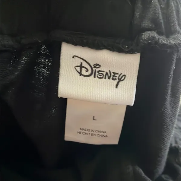 Disney Blue and Black Athletic Shorts with Stitch Design - Image 5