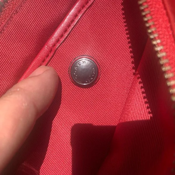 COPY - Coach red nylon cosmetic bag - Image 4
