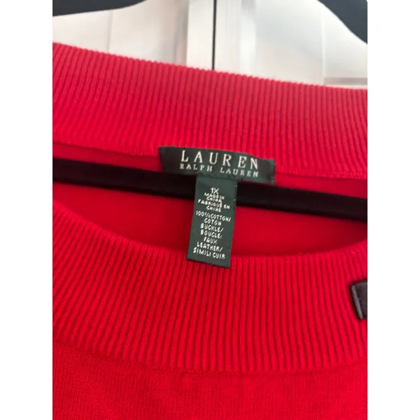 Lauren Ralph Lauren Red Sweater Size‎ 1X - Image 5