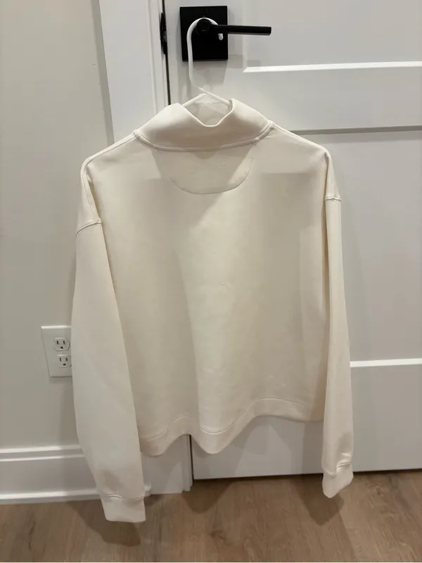 NWT Bad Birdie At Ease Quarter zip Size XL White - Image 7