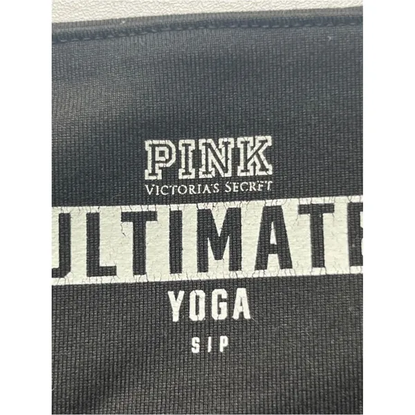 Victoria’s Secret PINK Black Athletic Running Yoga Workout Leggings Women - Image 5