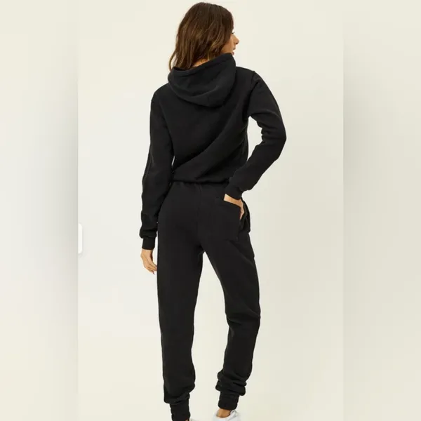 Frankie’s Bikinis Frank‎ Oversized Sweatpants Sz Small in Black - Image 3