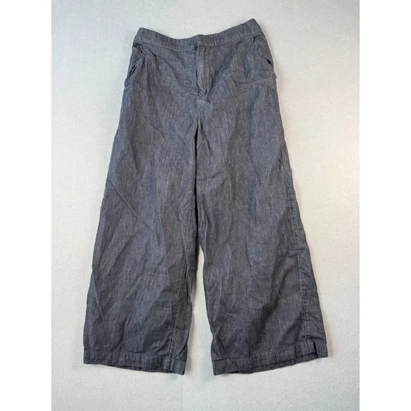 Kika Vargas x Target Womens Dark Wash Scalloped Wide Leg Denim Culottes Size 4 - Image 2