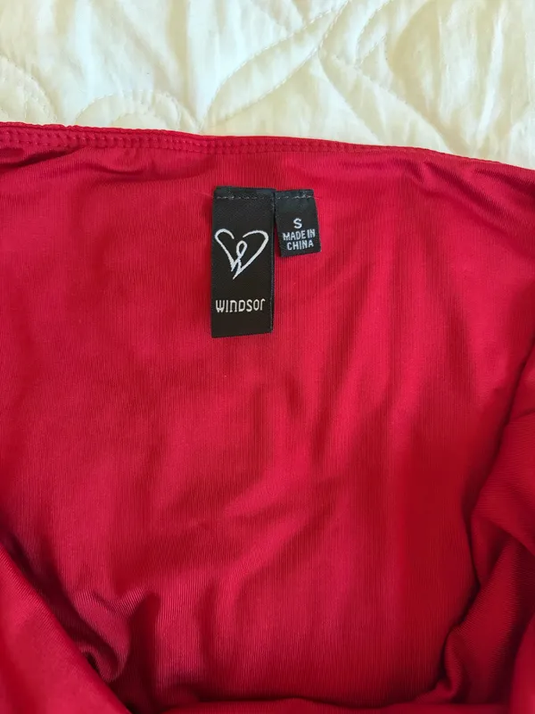 Red Windsor Halter Top - Image 4