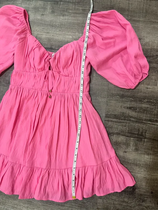 HELLO MOLLY Fiesta Lovin Mini Dress in Hot Pink - Image 5