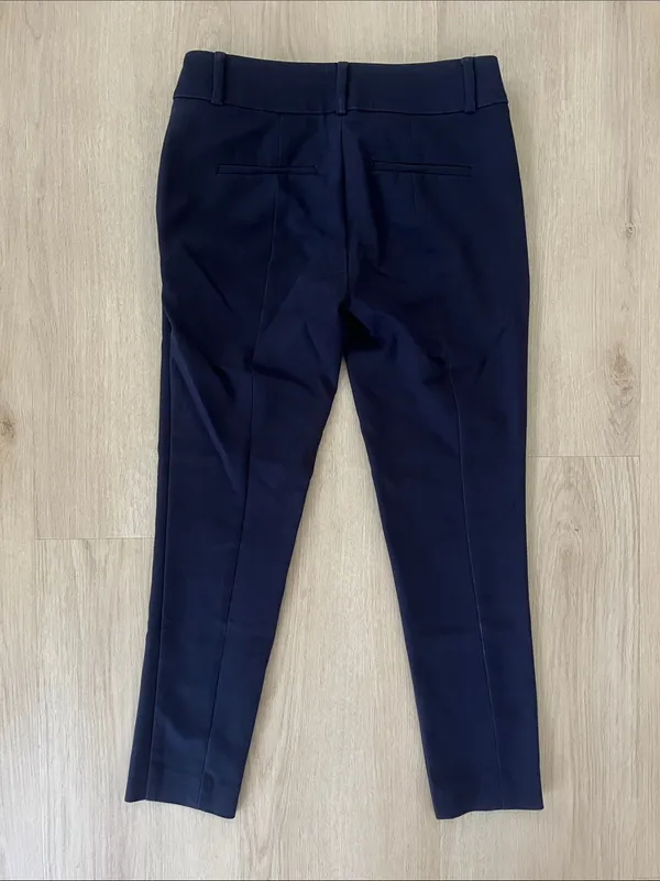 LOFT Petites Marisa Skinny Pant in Navy Blue Size 00P - Image 2