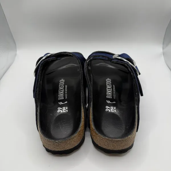 Birkenstock Arizona Big Buckle Rivet Midnight Velvet Exquisite 39 Narrow L8/M6 - Image 6