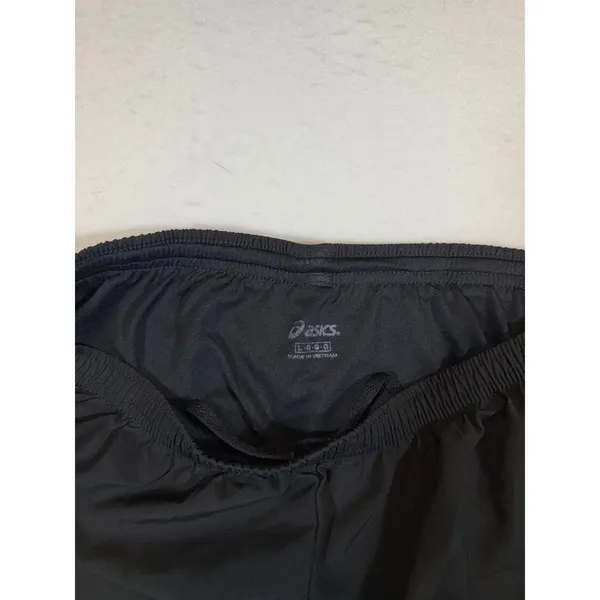 ASICS Black Athletic Running Shorts Women's Size L Lightweight Quick Dry - Image 3