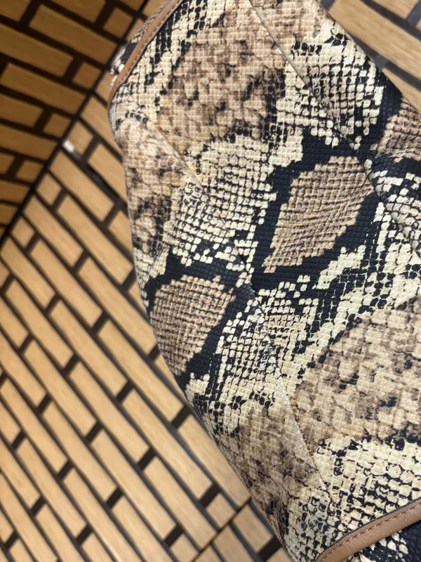 Coach tan Madison python shoulder bag - Image 8
