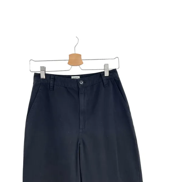 Aritzia Sunday Best Jaden‎ Pant High Waist Chino Utility Black Size 4 - Image 4