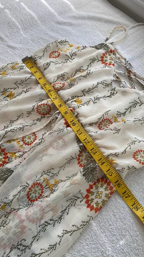 Maurice’s blouse high/low long flowing back bra adj spaghetti strap size medium - Image 4