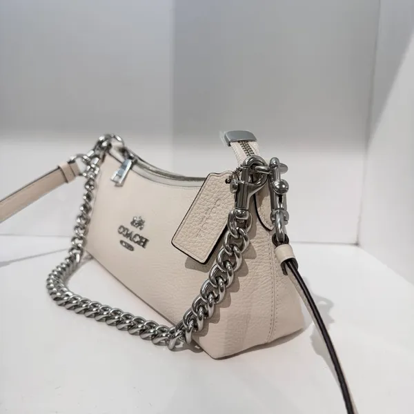 NWT Coach Charlotte Shoulder Bag cl407 with rainbow chain - Image 4