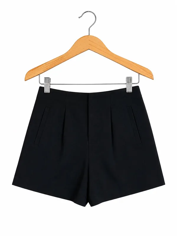 a new day Black High-Waist Tailored Women's Shorts - Image 2