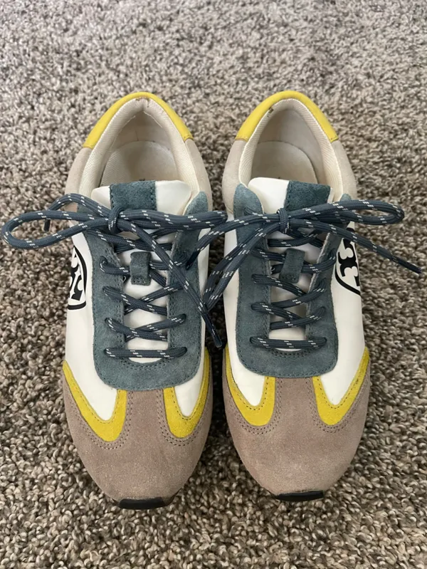 Women’s Tory Burch Vintage Nylon Runner Sneakers Size 6.5 - Image 3