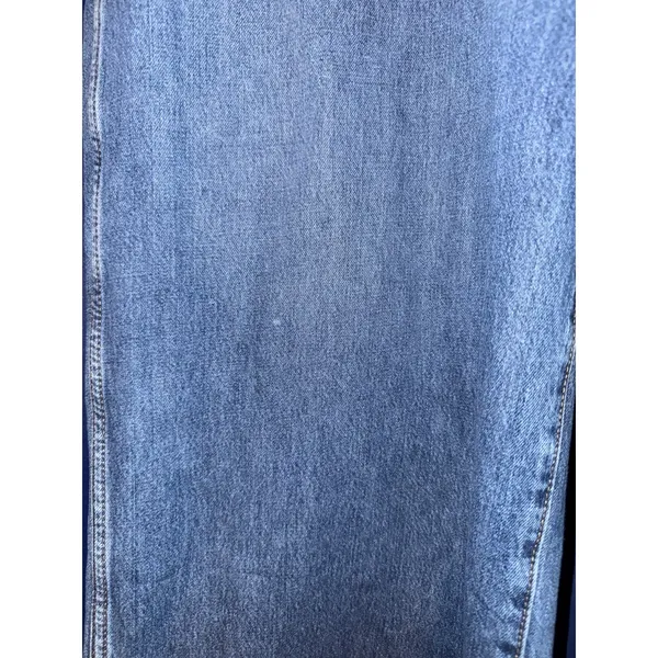 Old Navy Baggy Wide Leg Jeans Women's 22‎ Medium Wash Skater Pockets Retro Denim - Image 8