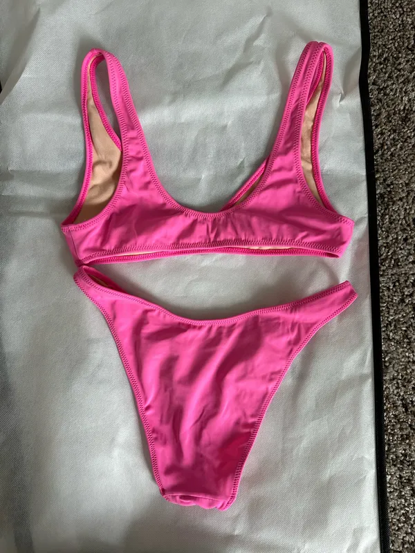 LA Hearts Bikini Set Pink - Image 2