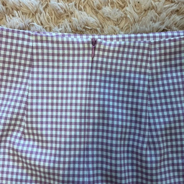 Purple Plaid Urban Outfitters Mini Skirt - Image 4