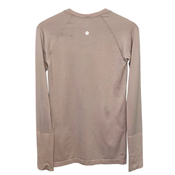 Lululemon Light Pink Long Sleeve Swiftly Tech Size 6 - Image 5