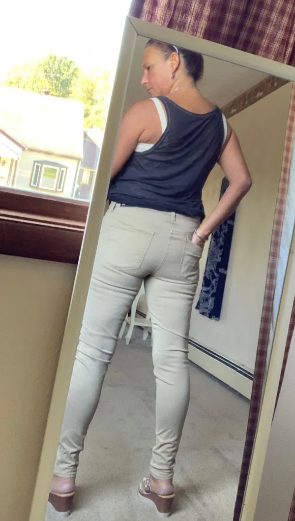 American Eagle Tan Super Stretch Jeans/jeggings - Image 3