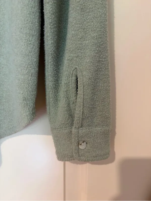 Thread & Supply Soft Sage Green Shacket Size S - Image 5