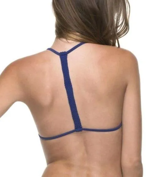 ✨NWT Dippin Daisys palm print racerback bikini top - Image 3