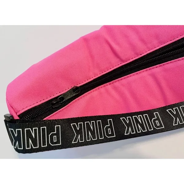 Victorias Secret PINK Yoga Mat Bag‎ Carrier Neon Pink Crossbody Logo Strap - Image 4