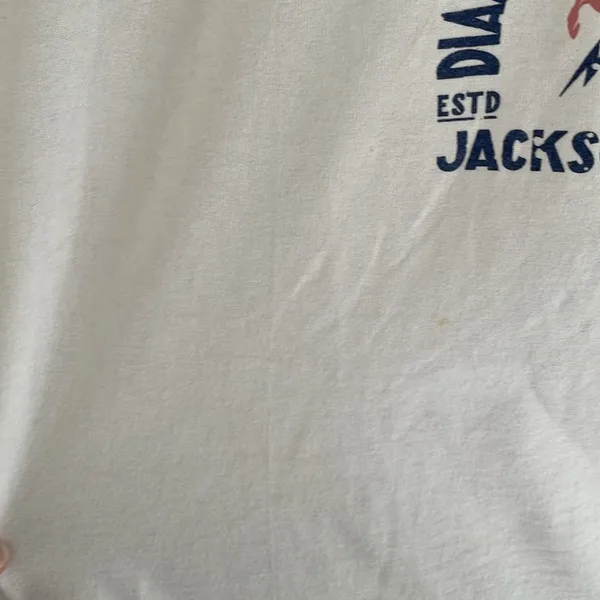 😍 Coolest Oversized Diamond Cross Ranch Jackson Whole Wyoming Shite T Shirt - Image 3