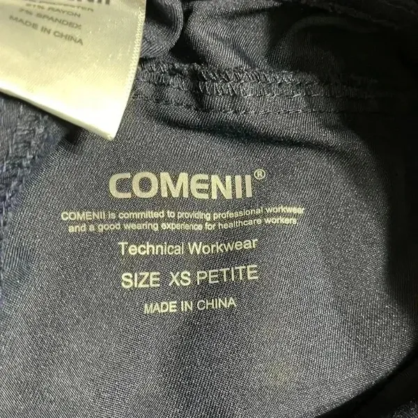 🩶 Navy Blue Medical Scrub Pants Size undefined - Image 2