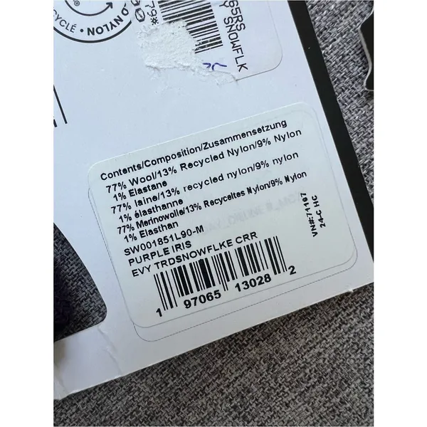 Smartwool NWT Everyday Snowflake Patterned Merino Socks Unisex Medium Cushioned - Image 5