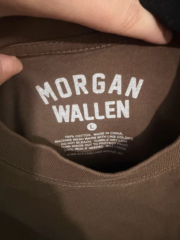 Morgan Wallen I'm The Problem Brown Graphic T-Shirt - Image 3